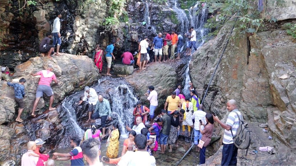 Best Time To Visit Akashaganga Teertham | Image: Garuda works (Youtube vedios)